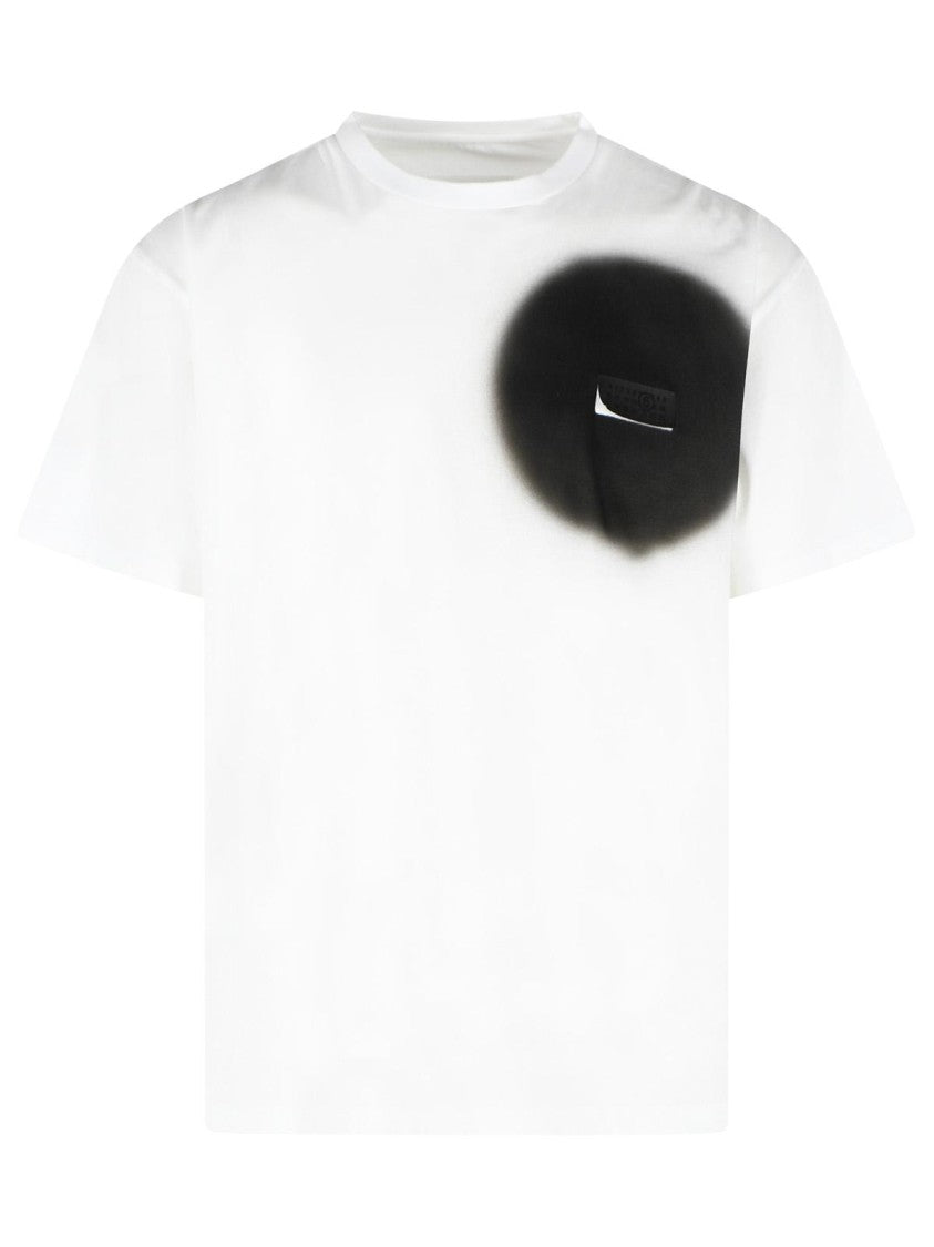 Mm6 By Maison Margiela White Cotton T-Shirt