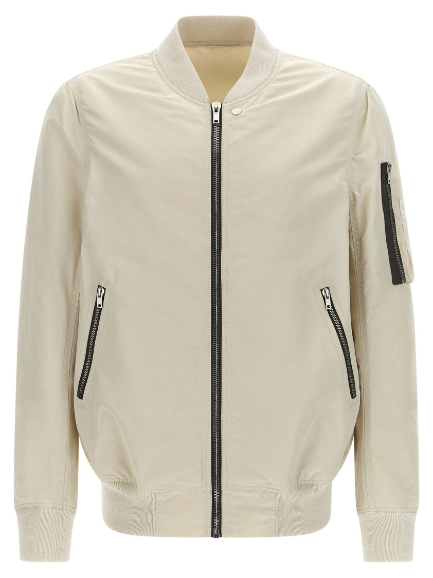 Rick Owens Tech Faille 'Flight' Bomber Jacket