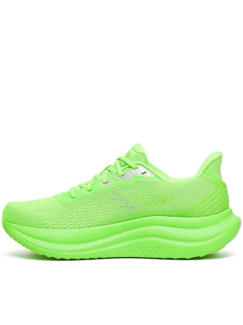 Saucony Grey Triumph 23 Sleek Mesh Running Sneakers