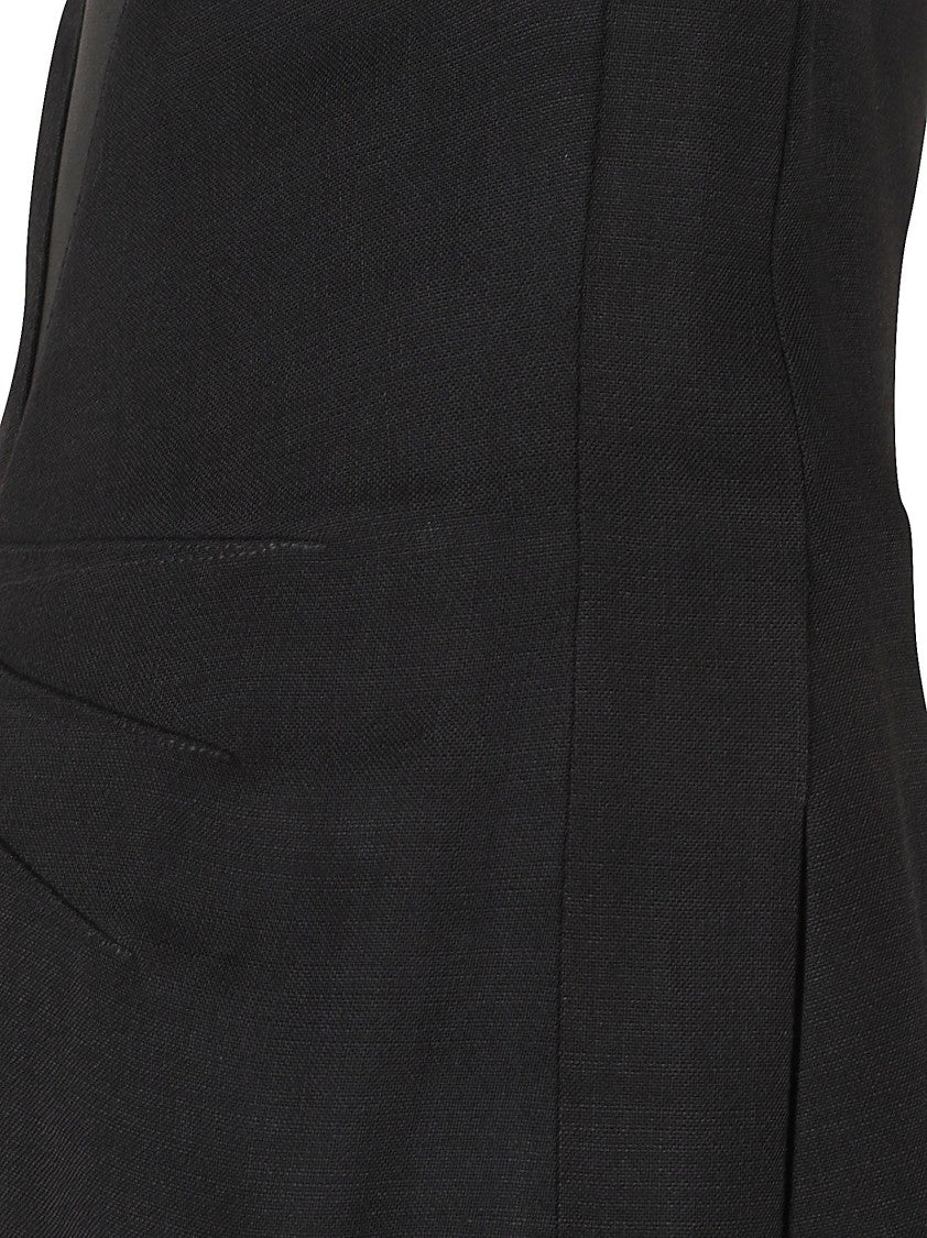 Alaïa High-Waisted Wide-Leg Trousers With Cropped Silhouette