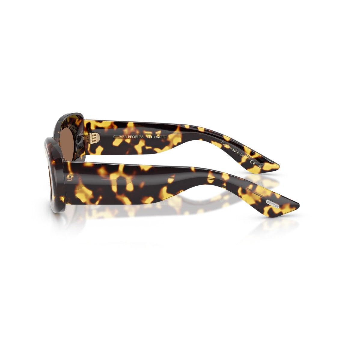 Oliver Peoples 0Ov5606su Oval Tortoiseshell Sunglasses With Bold Retro Design