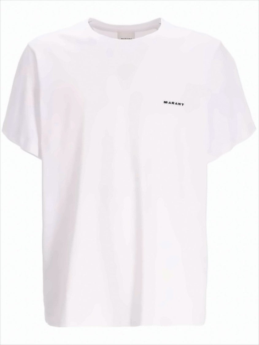 Isabel Marant Relaxed Fit White Cotton T-Shirt