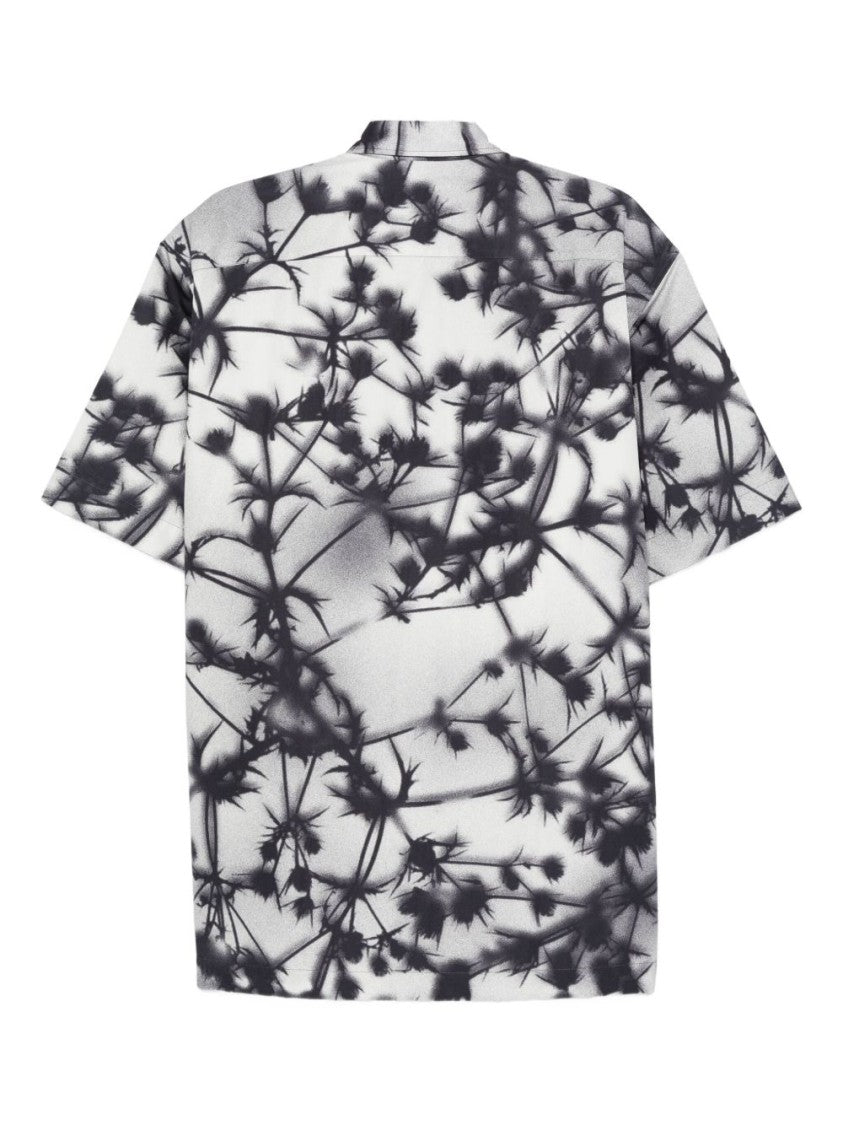 Dries Van Noten Black All Over Floral Classic Shirt