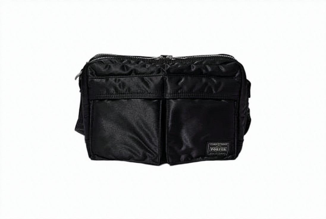 Porter Compact Black Nylon Shoulder Bag