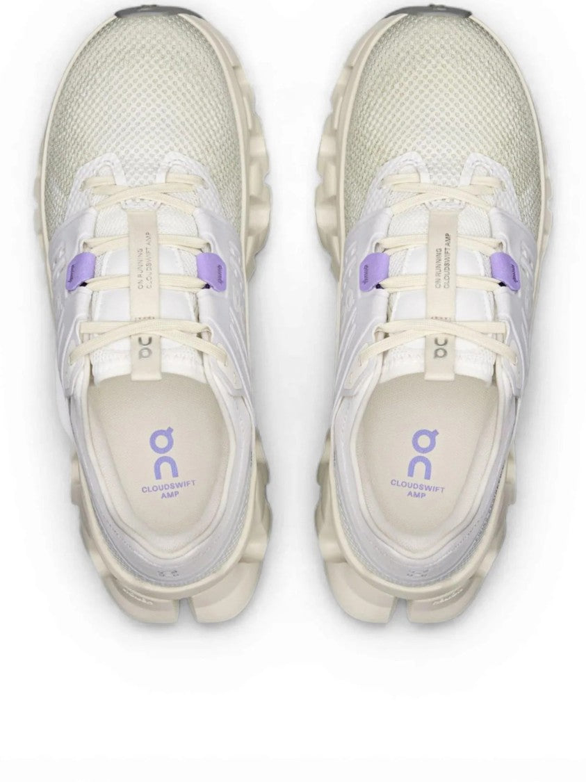 On Purple Accents Cloudswift Amp Mesh Sneakers