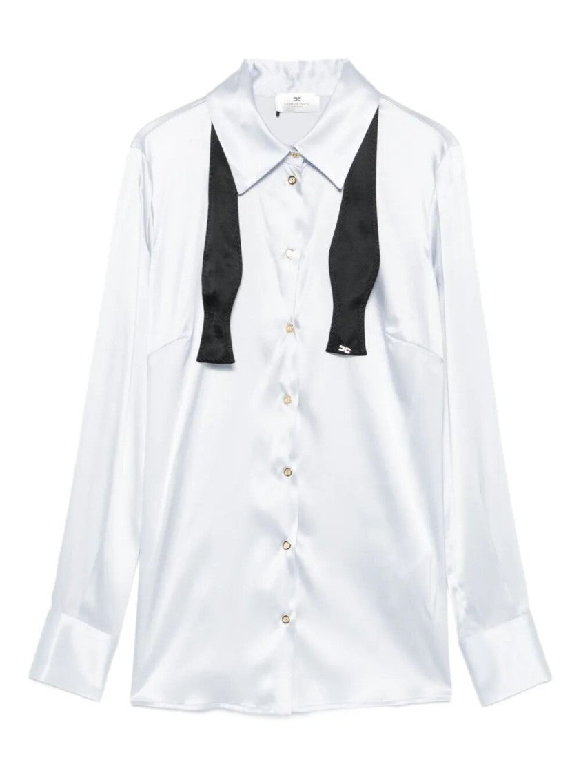 Elisabetta Franchi Satin Finish Shirt