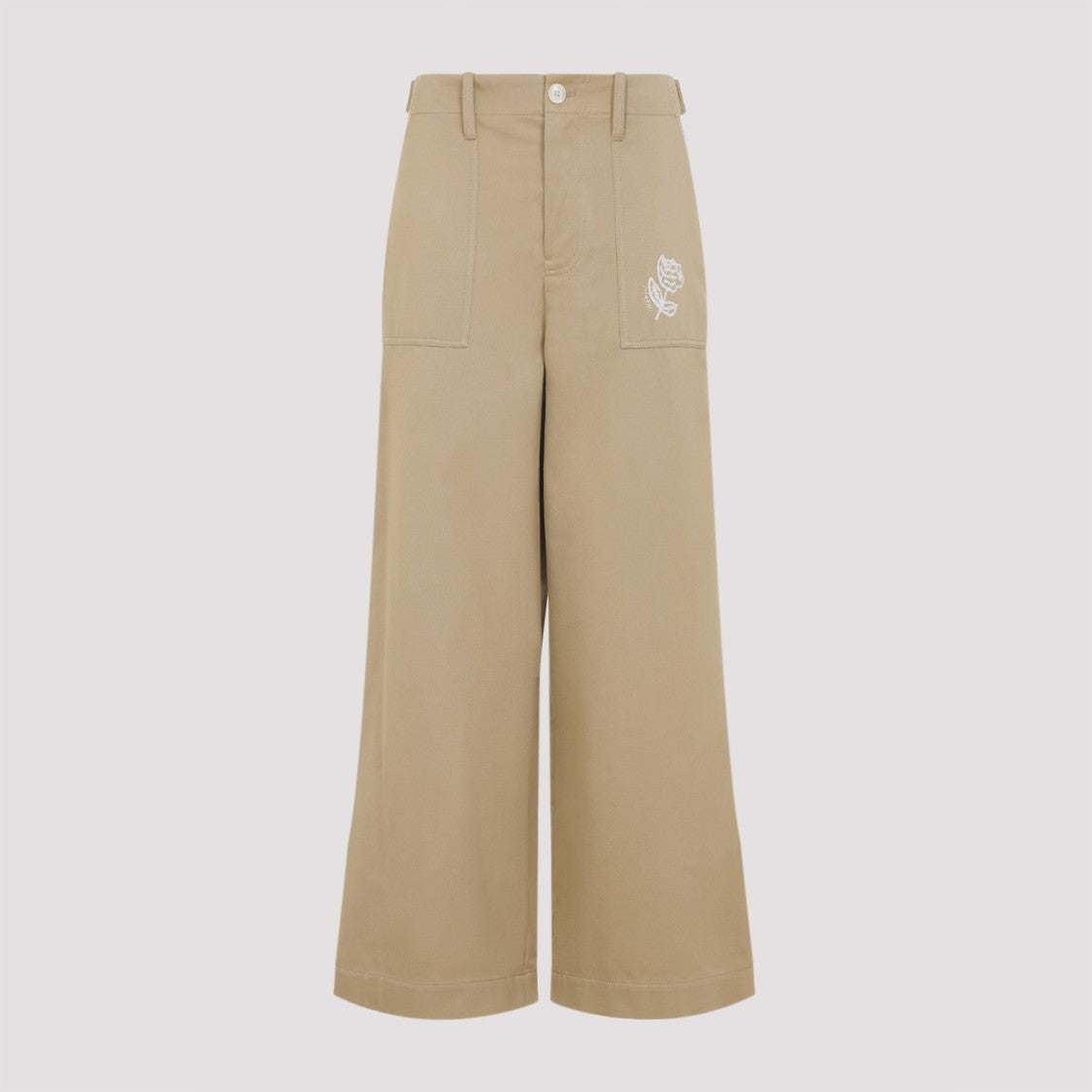 Marni Beige Cotton Bermuda