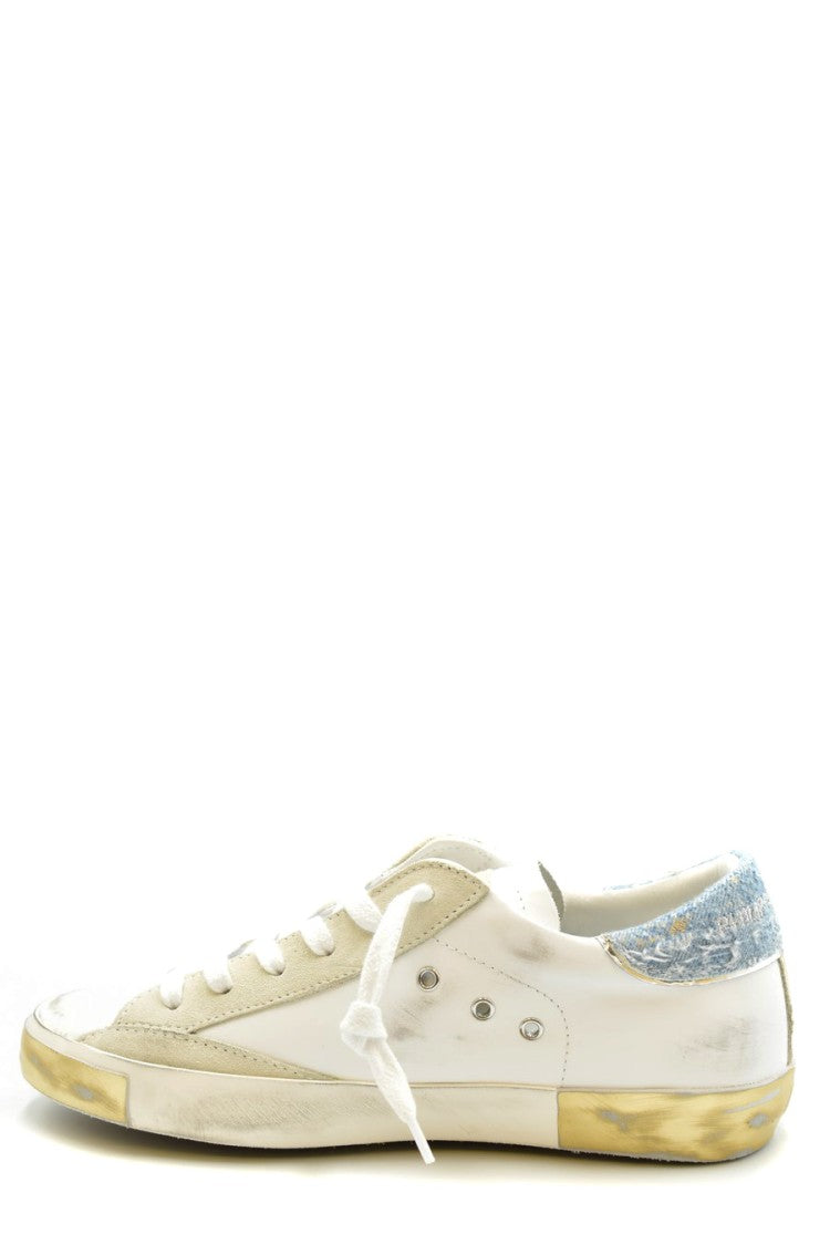 Philippe Model Multicolor Leather And Suede Sneakers