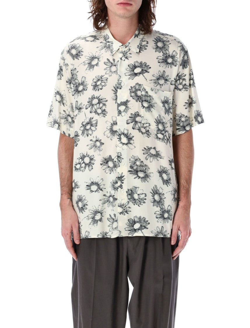 Magliano Bowling Pixel Flower Shirt