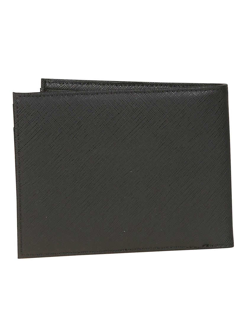 Emporio Armani Textured Logo Plaque Wallet