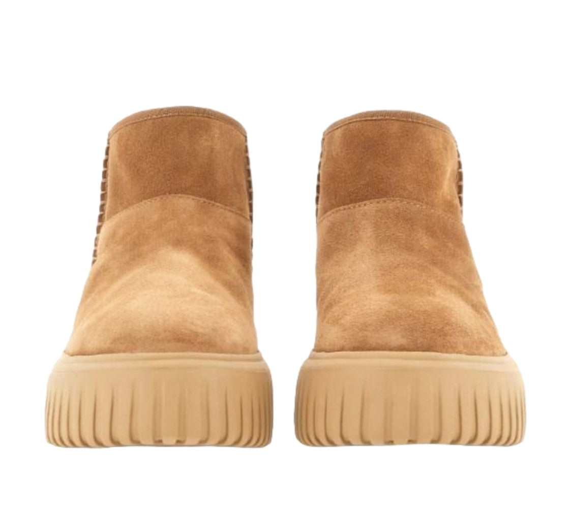 Hogan Smooth Suede Ankle Boots