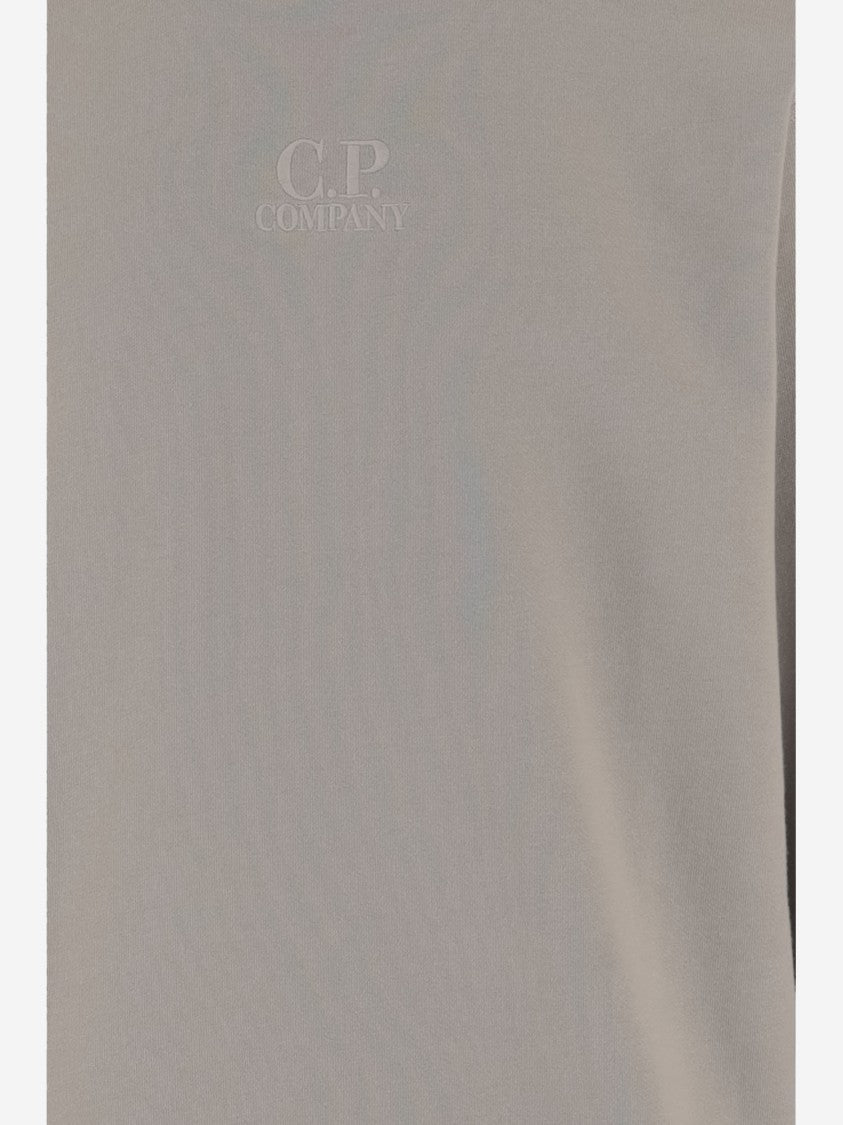 C.P. Company Cotton Sweatshirt With Subtle Logo Embellishment