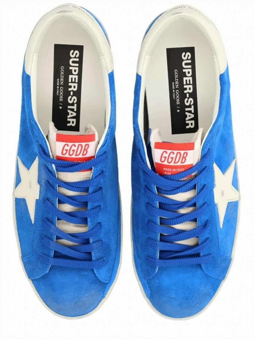 Golden Goose Vibrant Blue Suede Sneakers