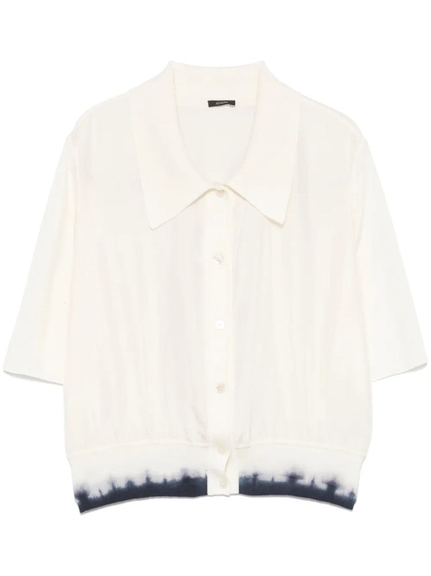 Joseph Ecru Satined Shirt