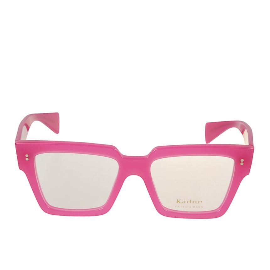Kador Fashion Oversized Square Frame Sunglasses In Vibrant Pink