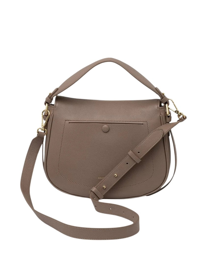 Coccinelle Mavery Flap Leather Handbag