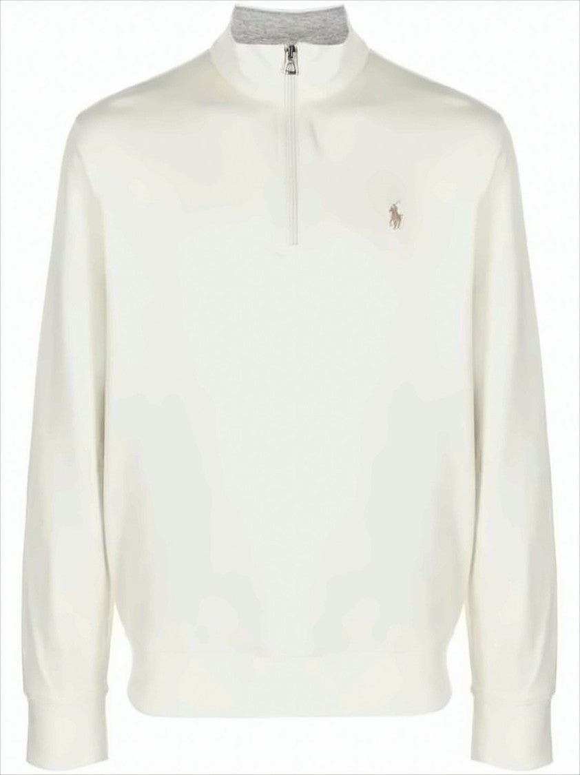 Polo Ralph Lauren Minimalist Half-Zip Mock Neck Pullover