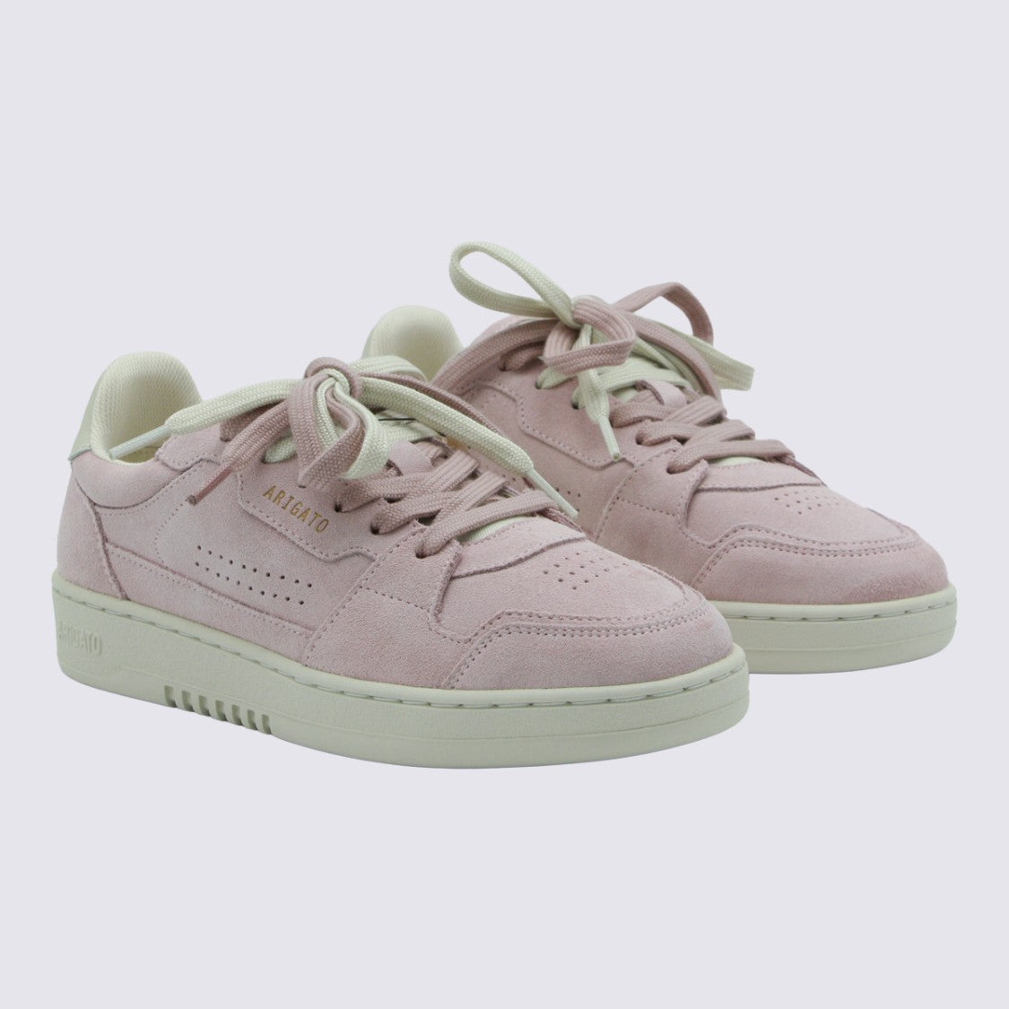 Axel Arigato Suede Sneakers With Pastel Pink Upper