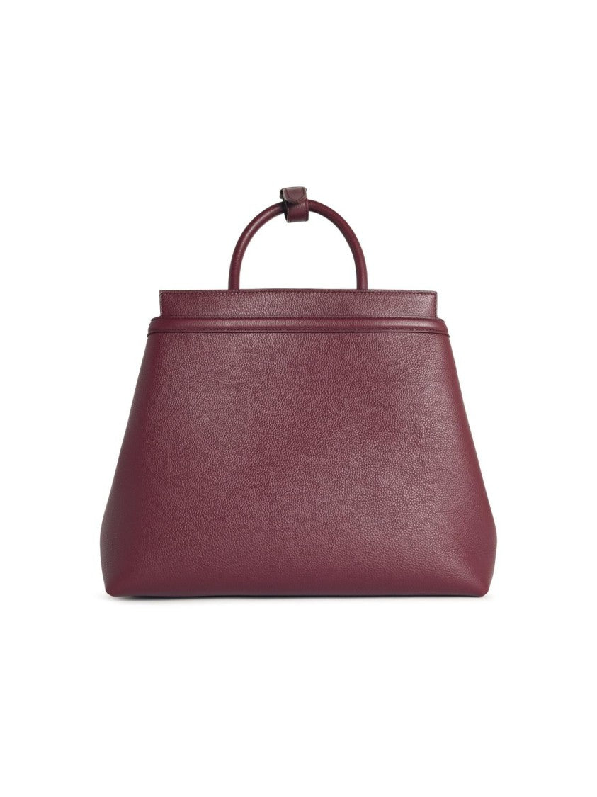 Bally Burgundy Leather Deco' Bag