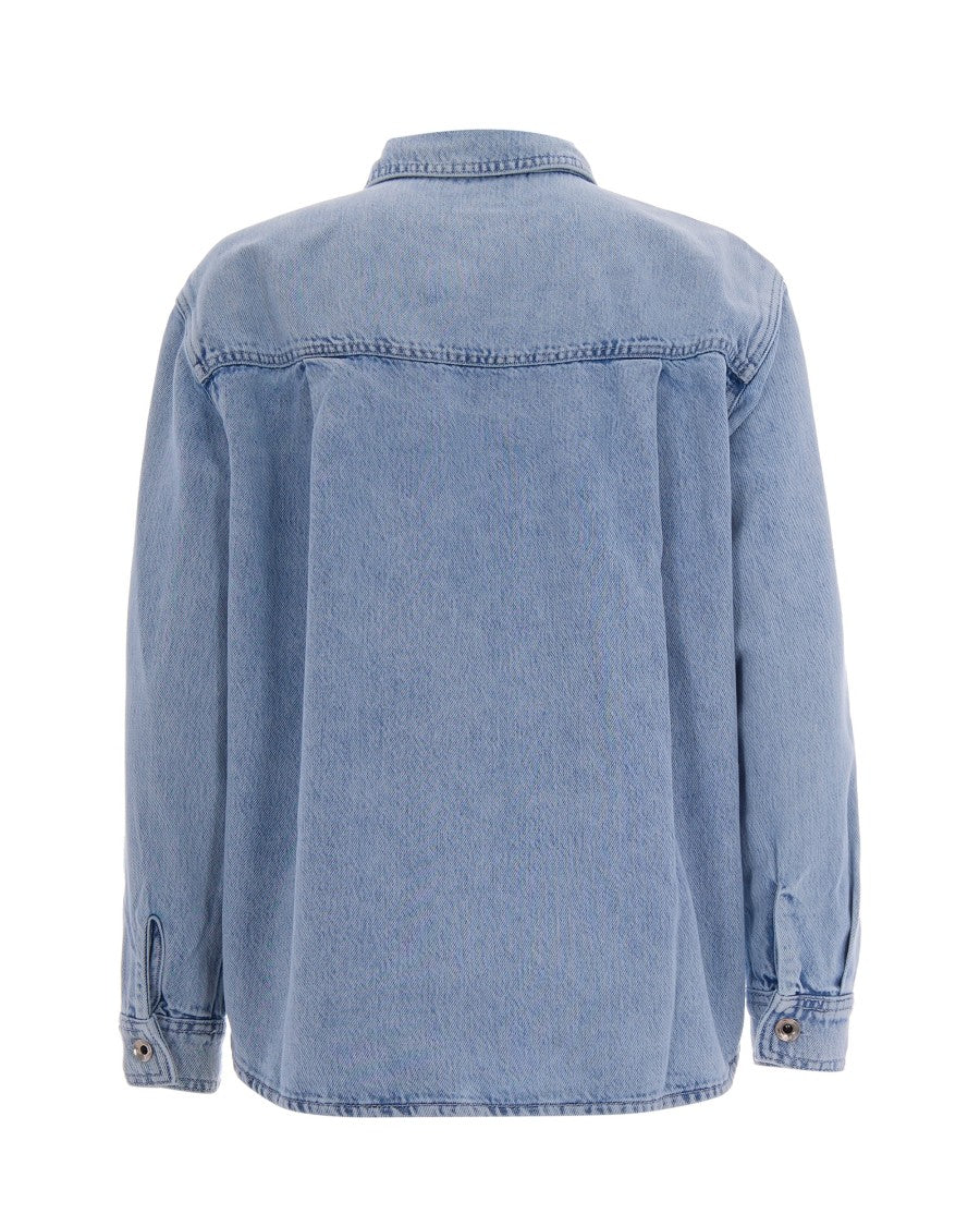 Patrizia Pepe Light Blue Denim Shirt
