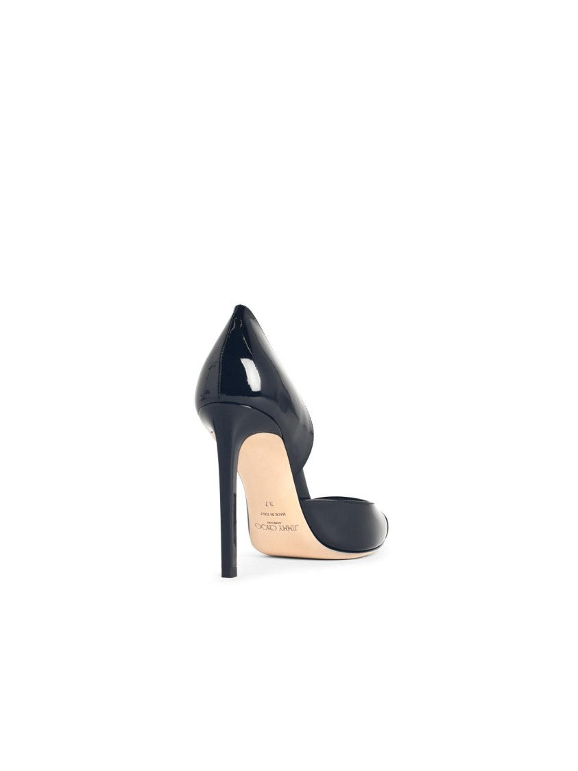 Jimmy Choo Brigitte 100' Black Patent Leather Pumps