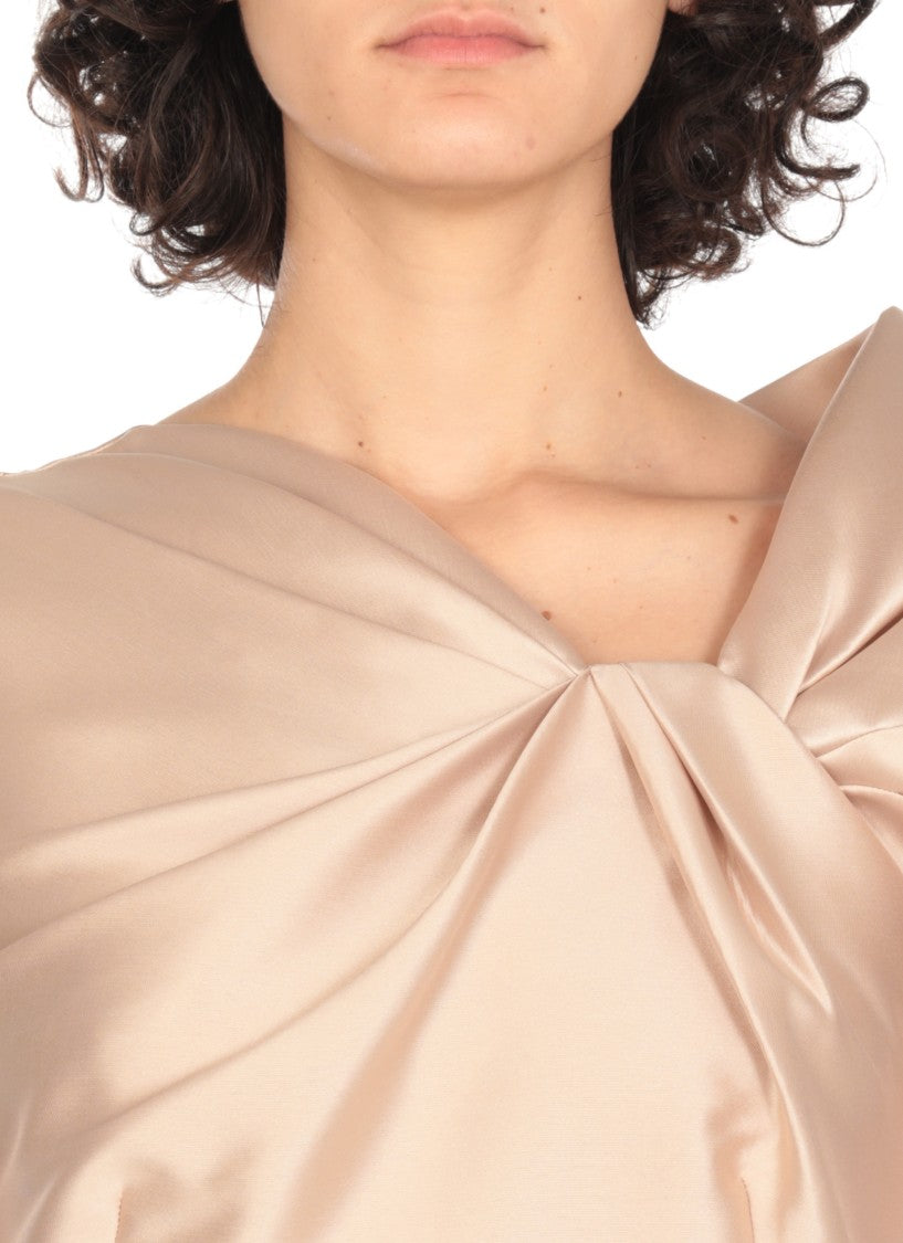 Alberta Ferretti Dress With Drapping