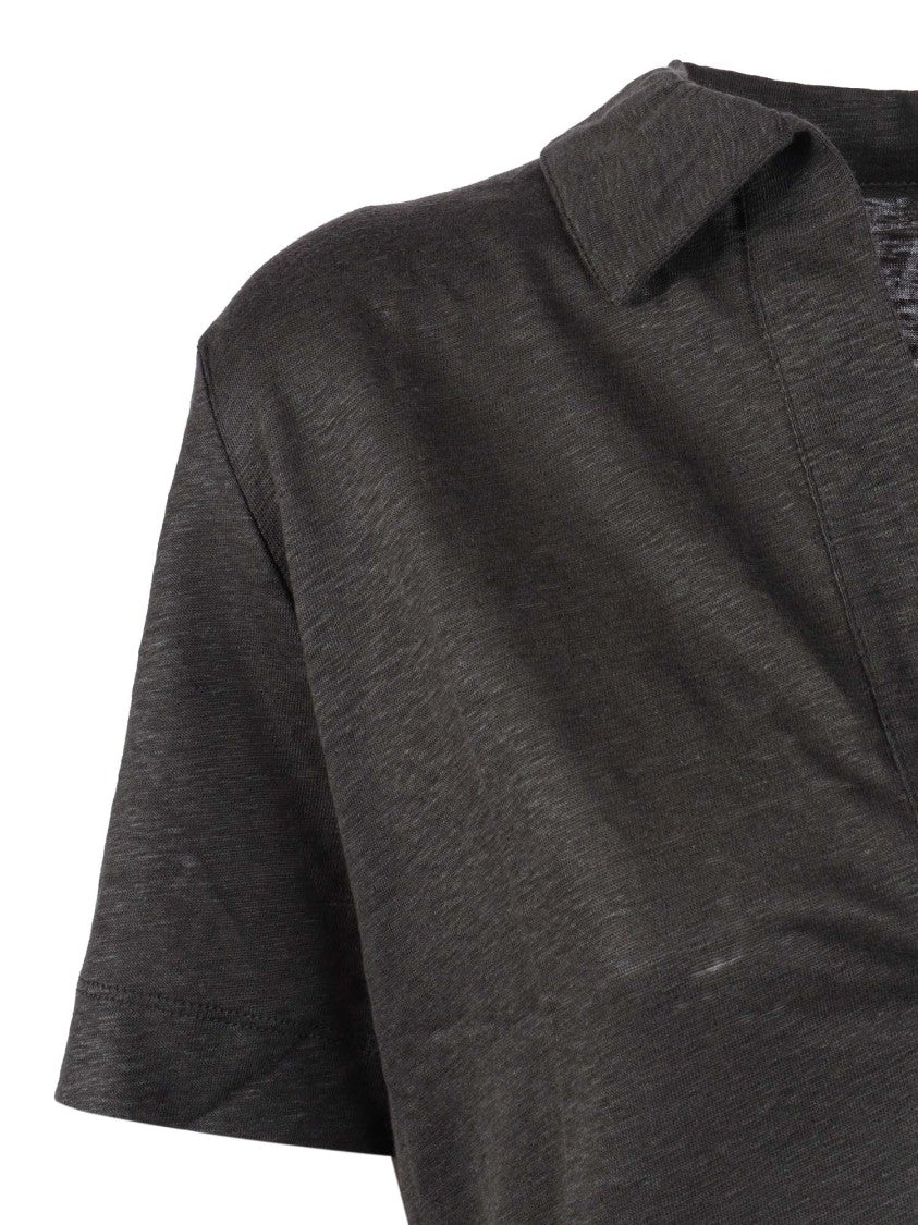 Filatures Du Lion Elephant Relaxed Textured Polo Shirt