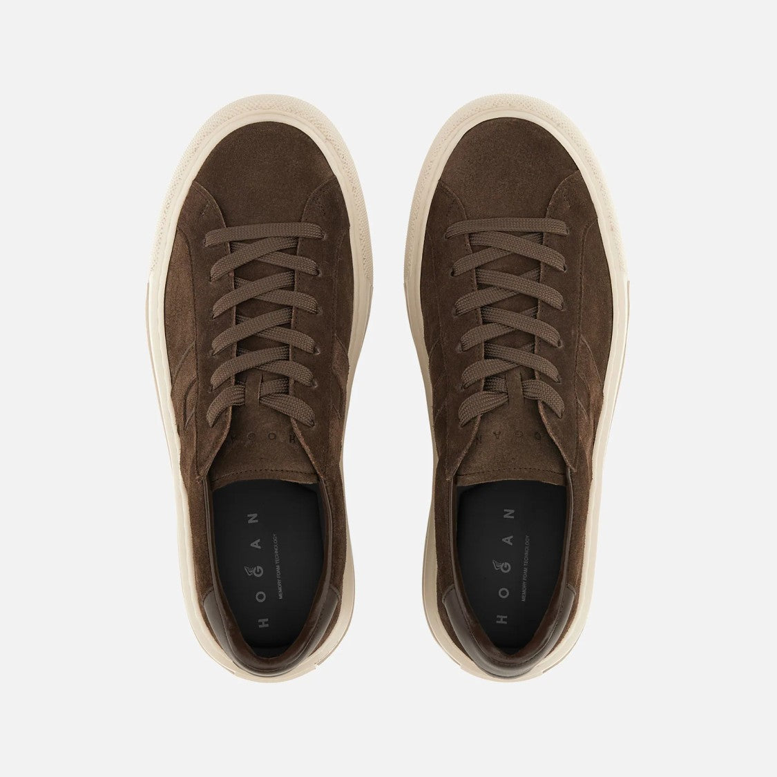 Hogan Low-Top Sneakers In Coconut Choco Late Brown