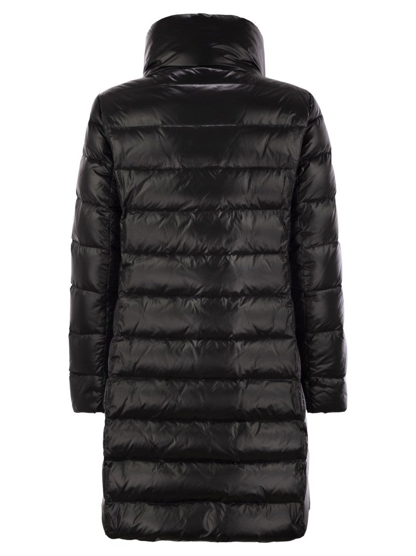 Fay Long Down Jacket With Hook