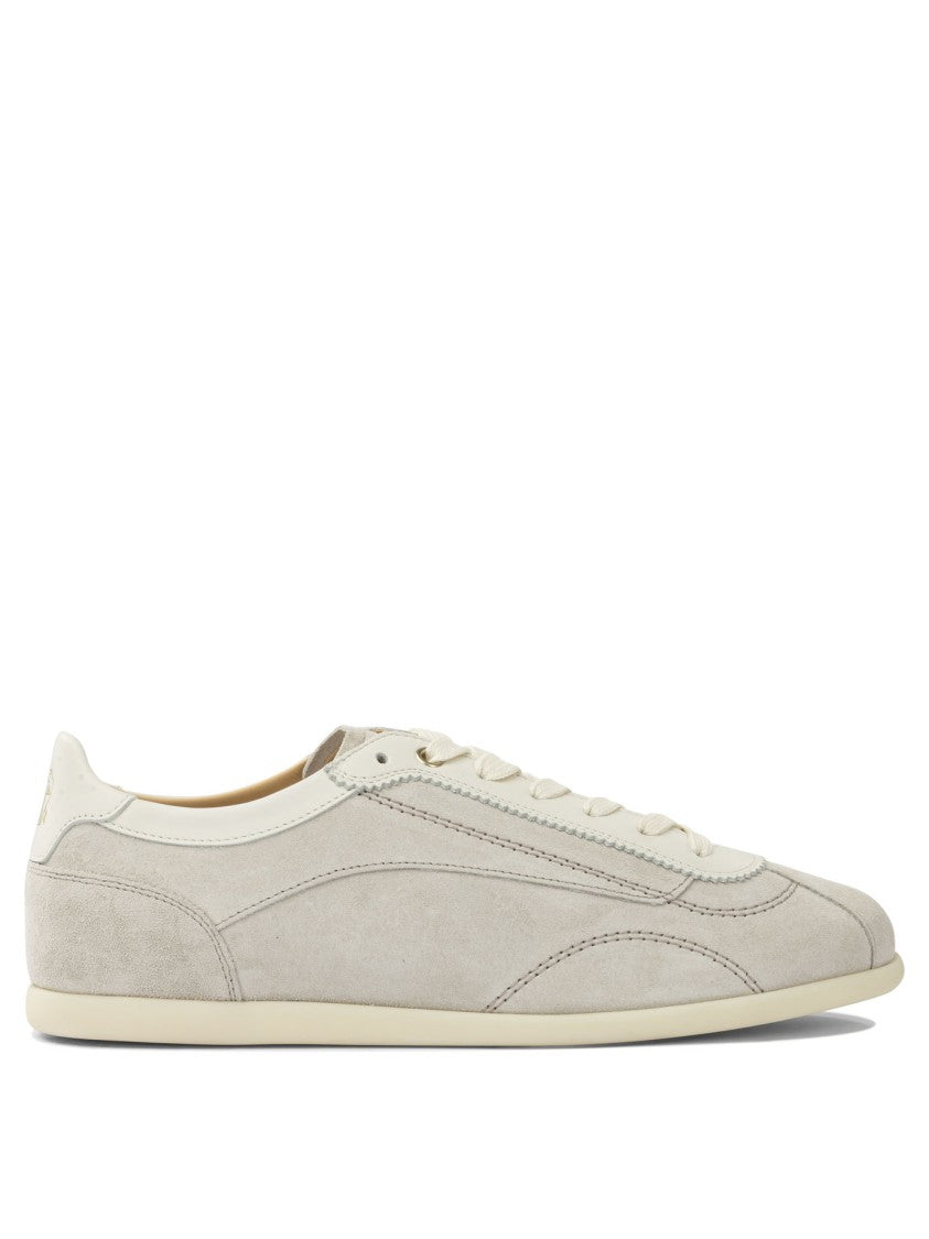 Brunello Cucinelli Washed Suede Sneakers With Lightweight Rubber Sole