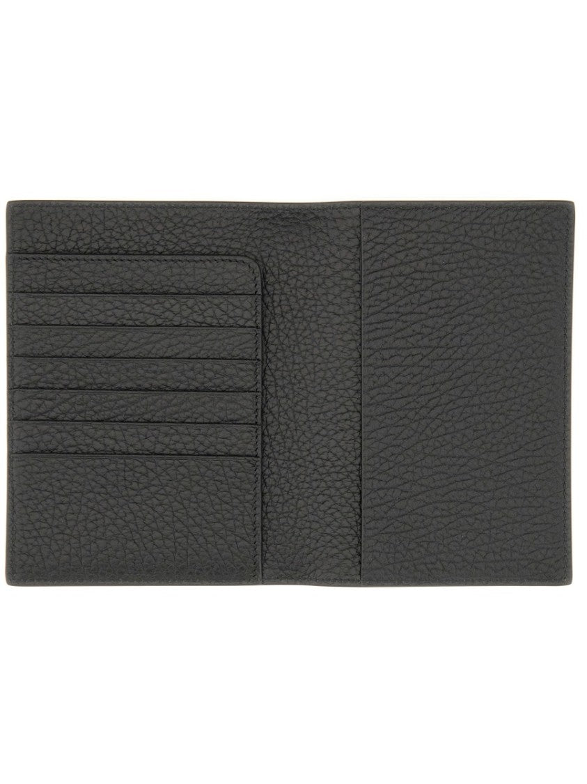 Tom Ford Leather "T" Card Holder