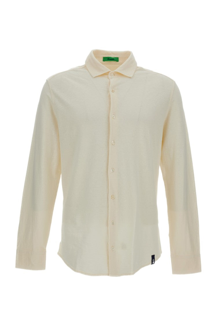 Drumohr Spread Collar Shirt