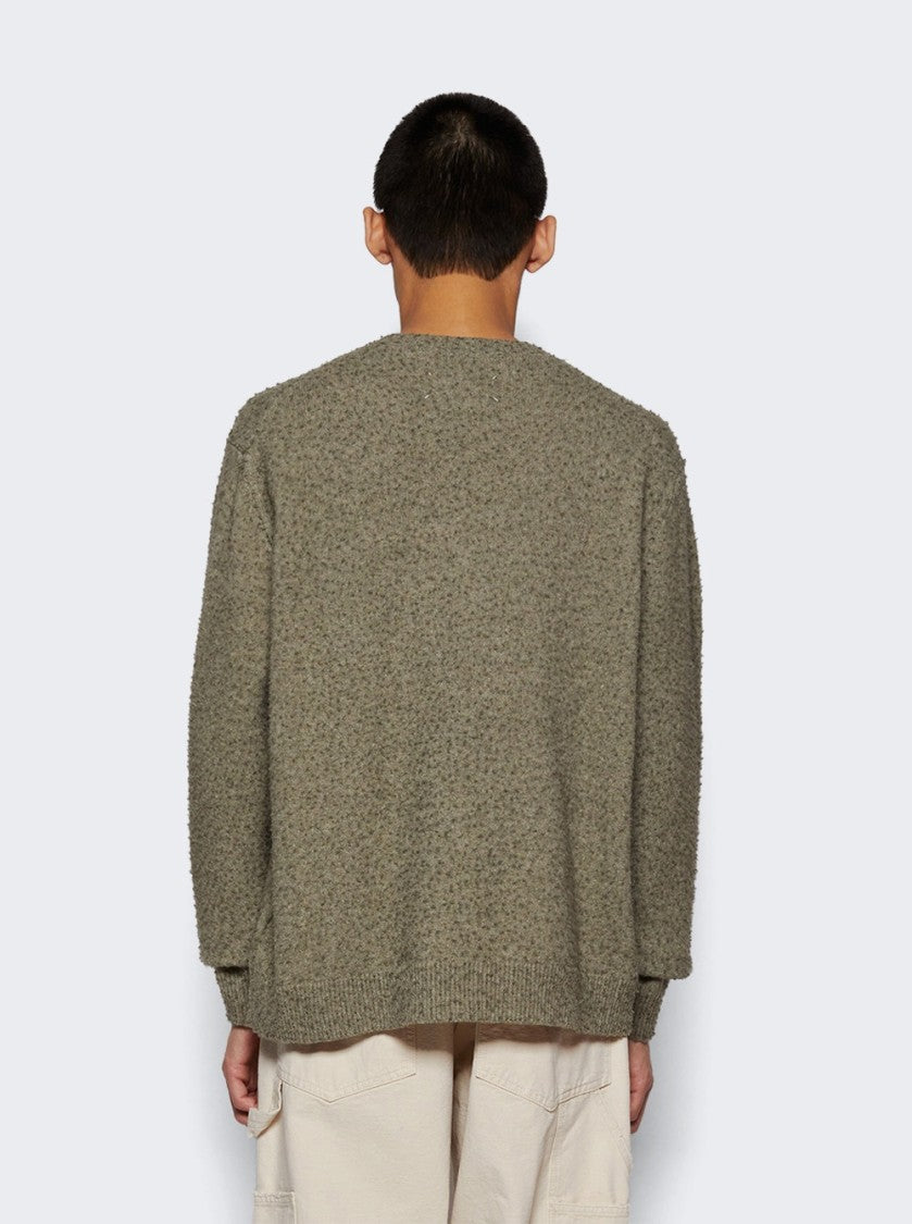 Maison Margiela Crewneck Sweater Sage Green