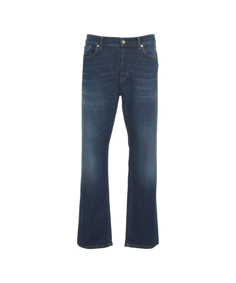 Department Five Straight Leg Denim Jeans With Classic Five-Pocket Design
