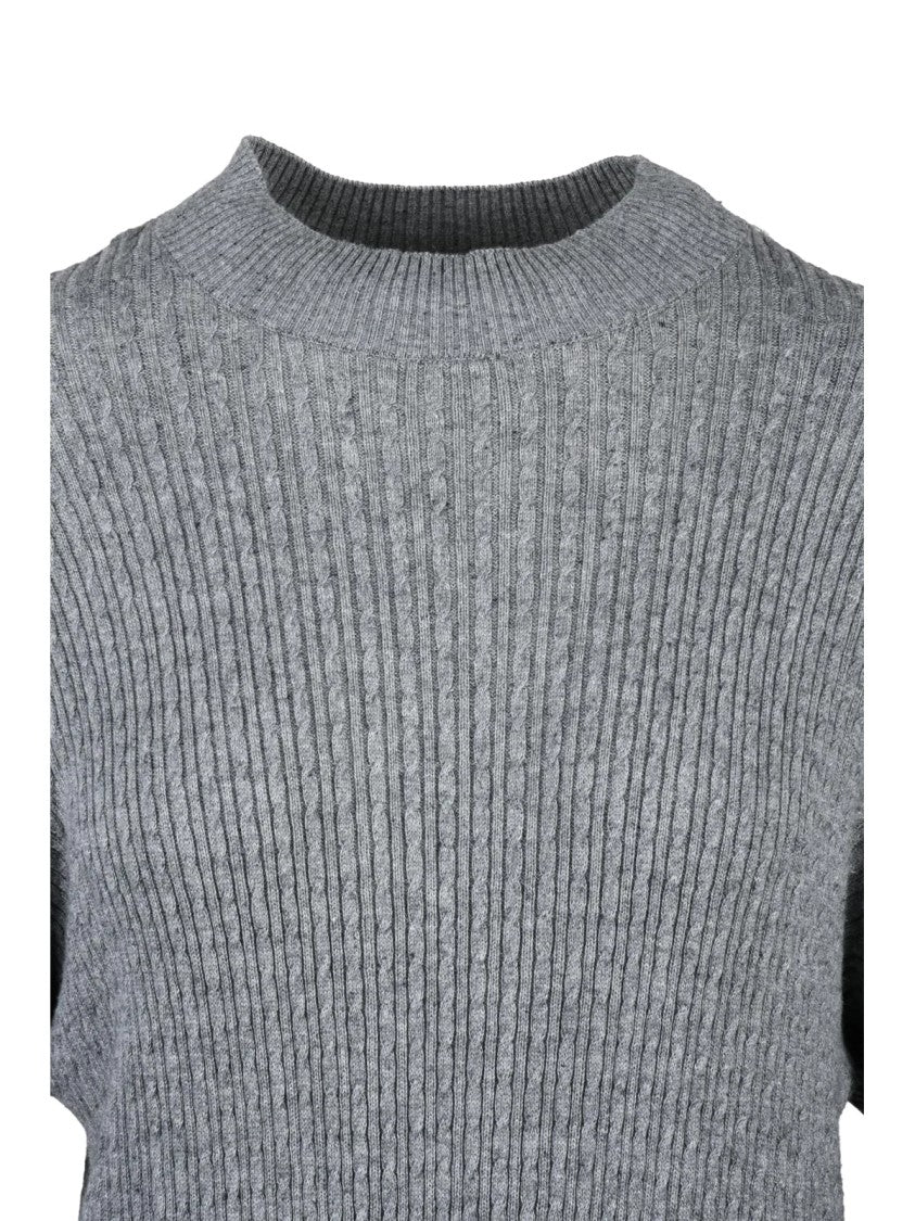 Indi & Cold Ribbed Long Knit Dress With Cozy Texture