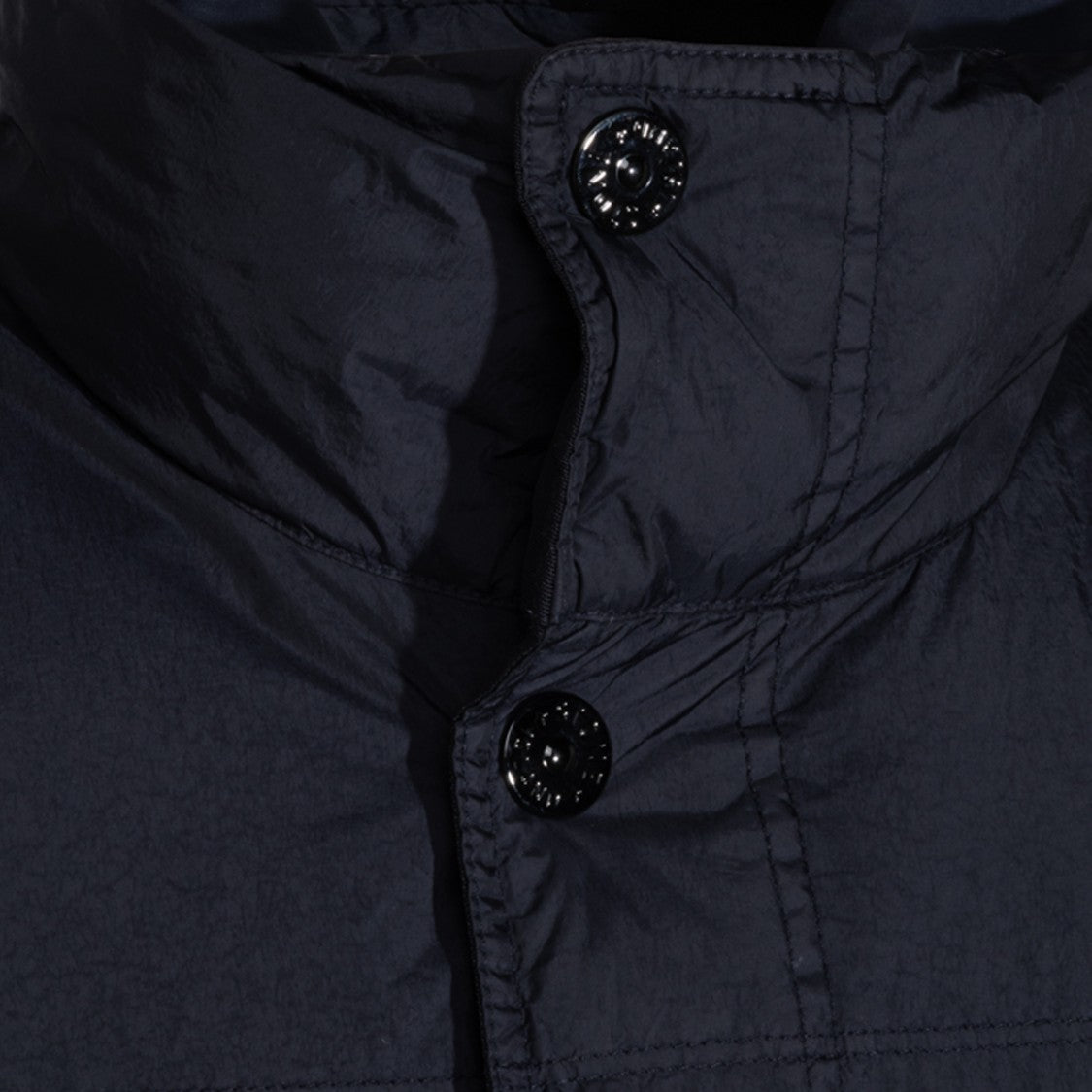 Stone Island Sleeveless Quilted Vest With High Collar