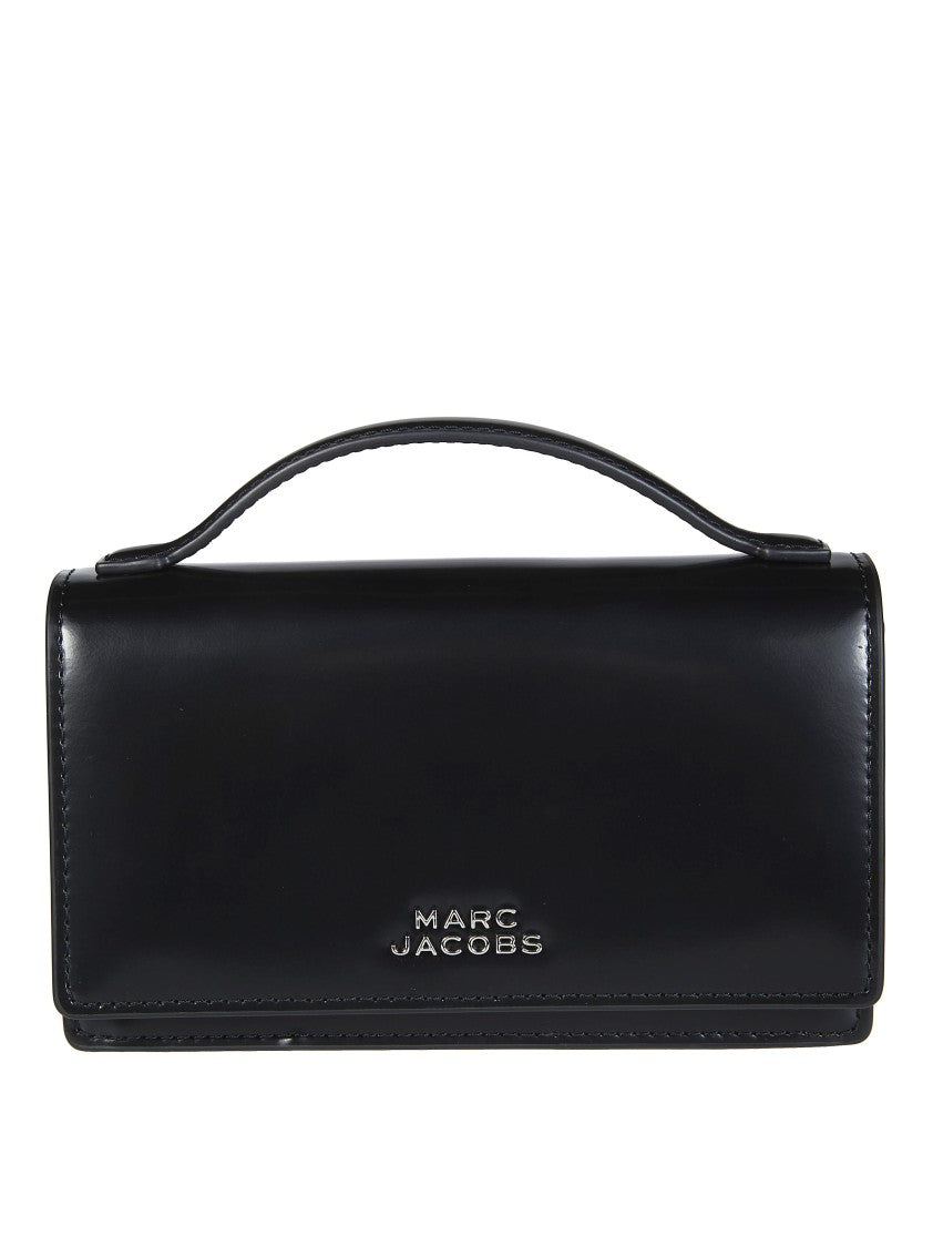 Marc Jacobs Black The Mirror Mini Leather Handbag