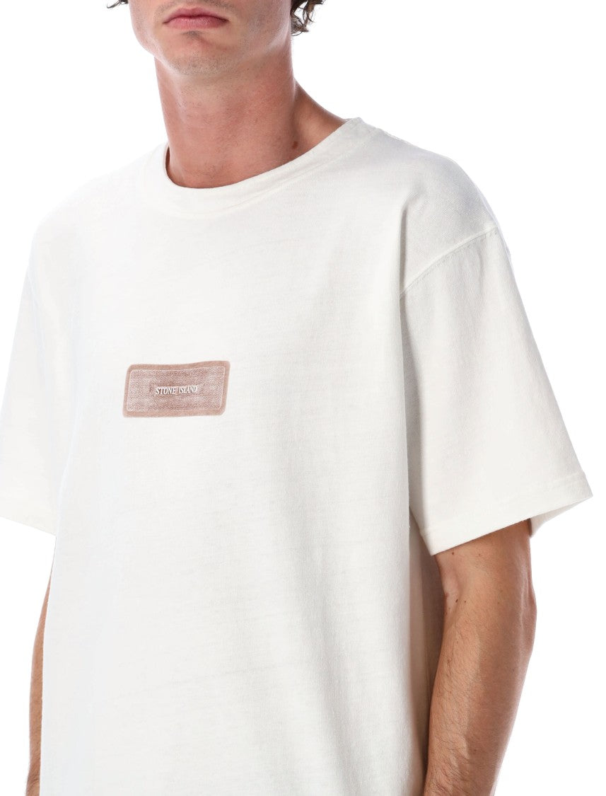 Stone Island Raw Beauty Recycled Cotton Archive Print T-Shirt