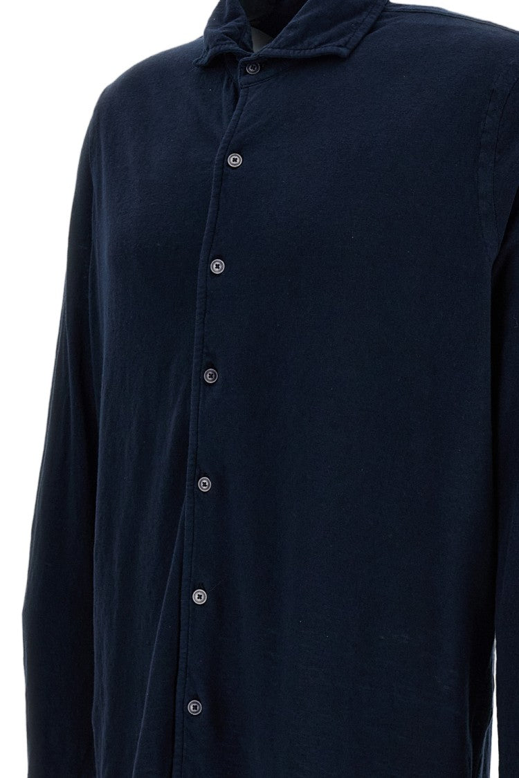 Original Vintage Long-Sleeved Cotton And Linen Sweater