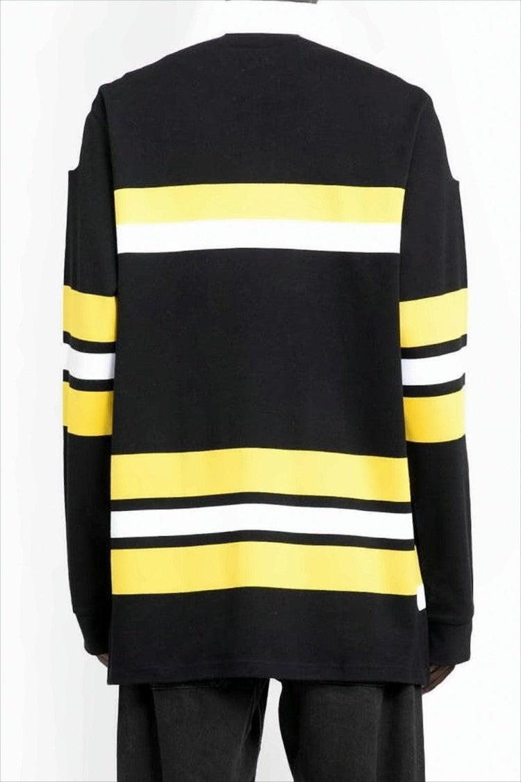 Wales Bonner Long-Sleeve Striped T-Shirt With Embroidered Logo