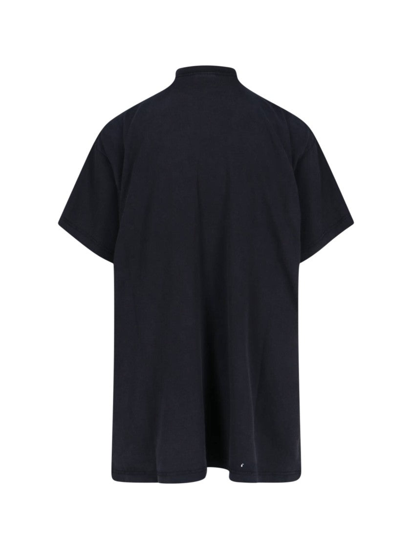 Balenciaga "3B Liquefied" T-Shirt – Black