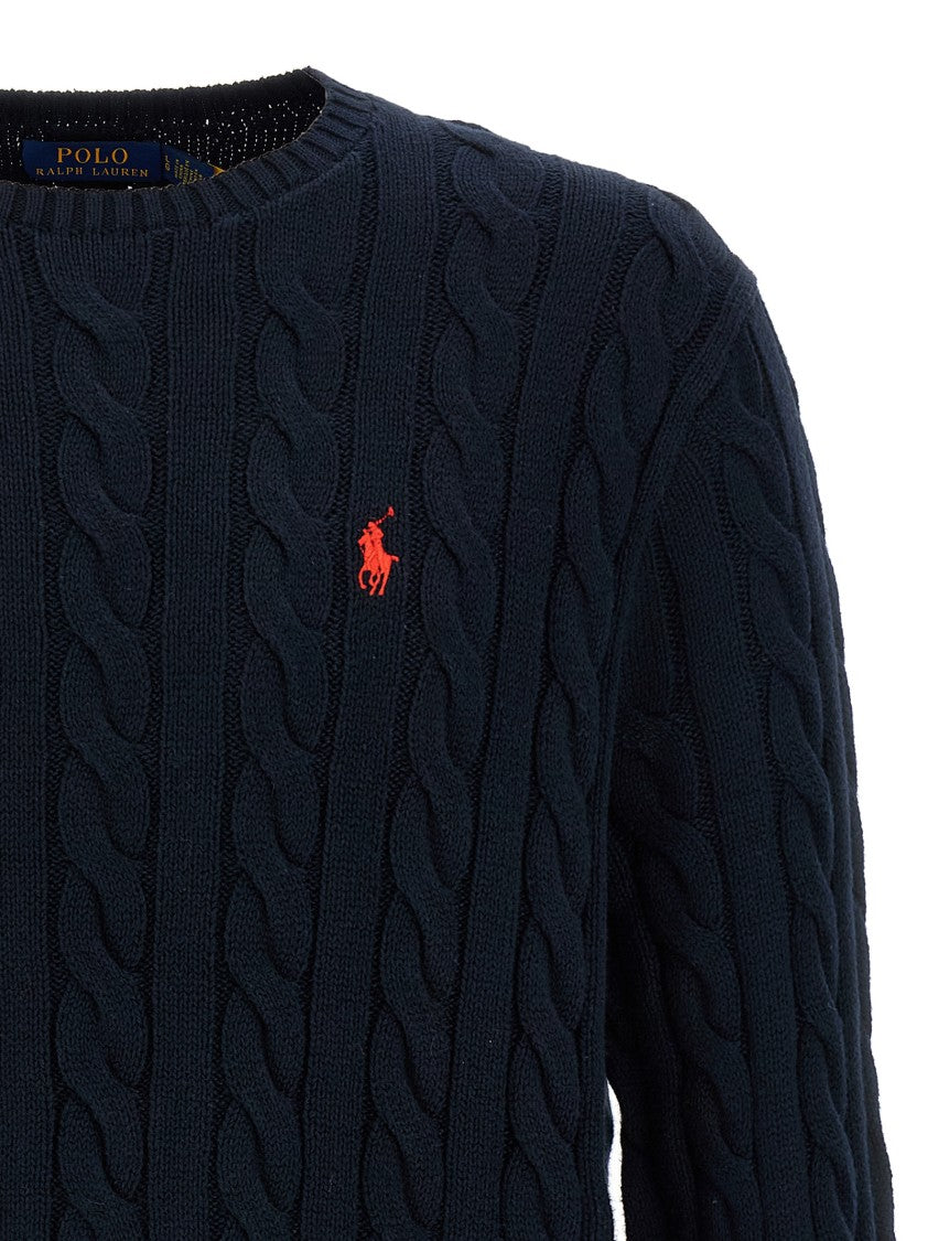 Polo Ralph Lauren Cotton Braided Sweater
