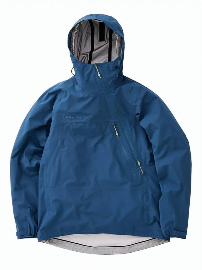 Teton Bros Hooded Jacket With Diagonal Front Zipper