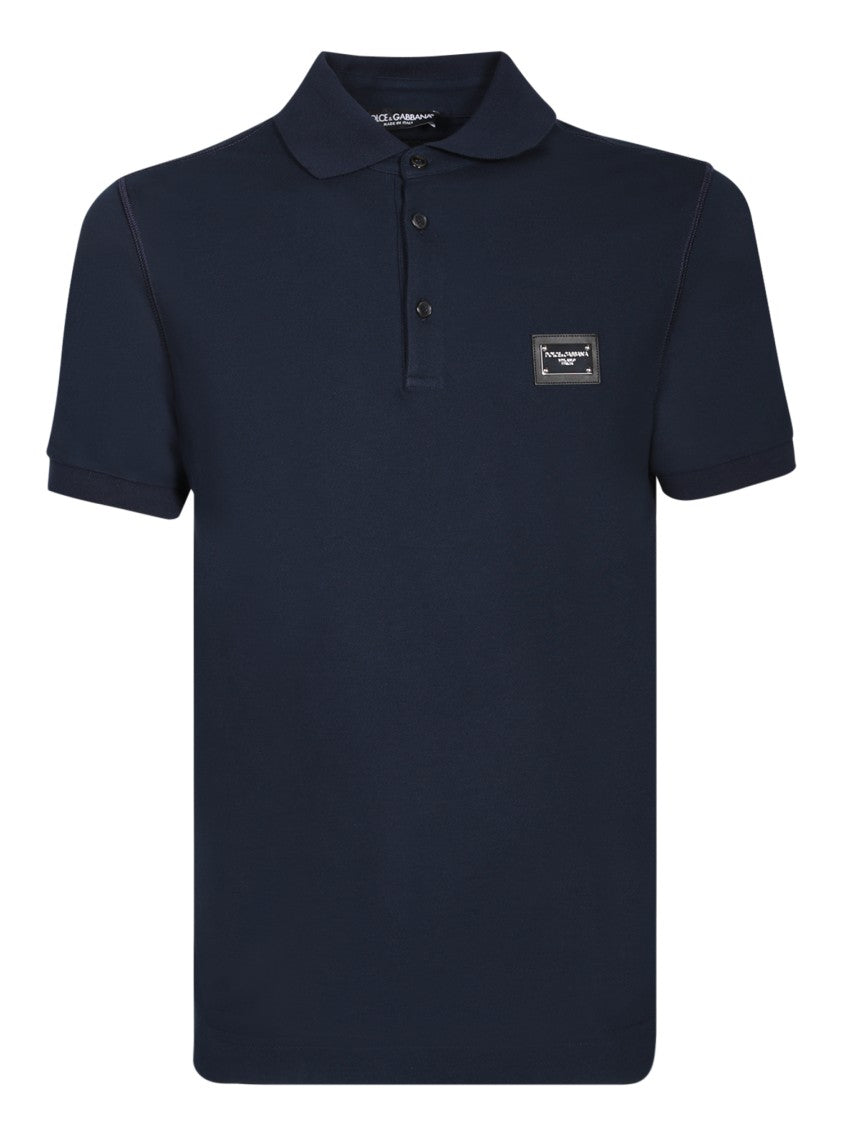 Dolce & Gabbana Cotton Pique Polo Shirt