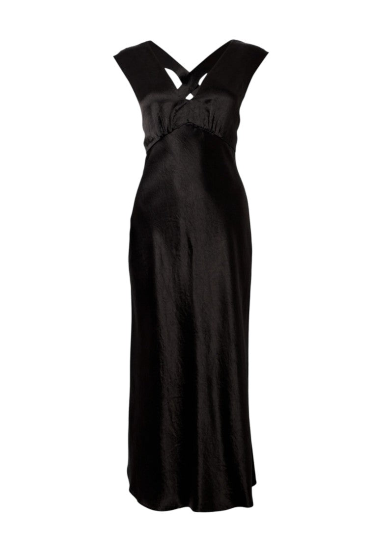 Max Mara Sleek Black Midi Dress