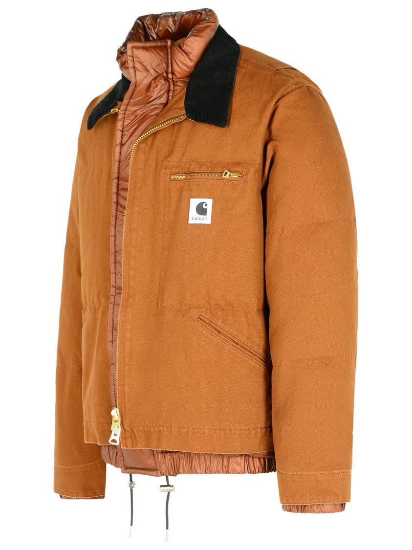 Sacai Brown Cotton Jacket