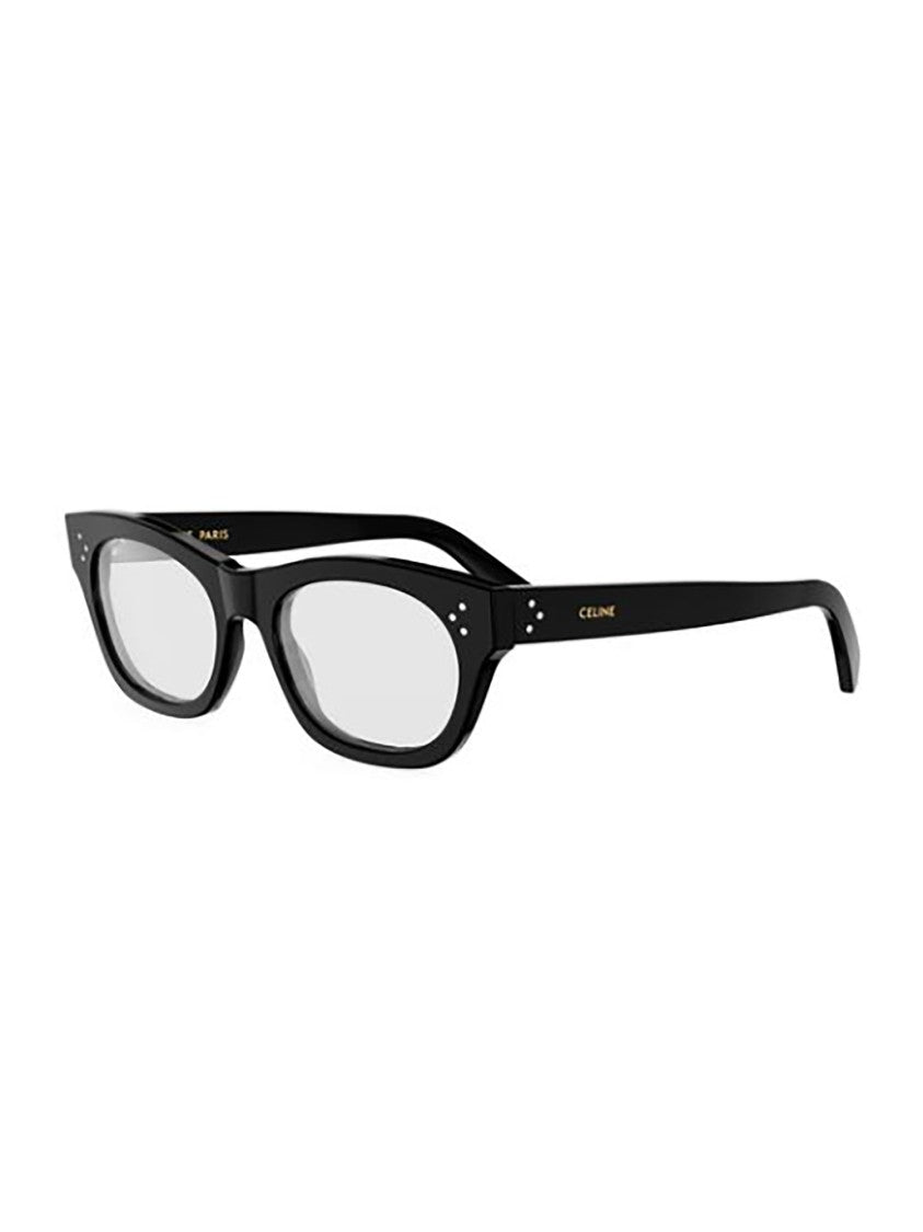 Celine Cl50166i Rectangular Silver Dot Eyeglasses