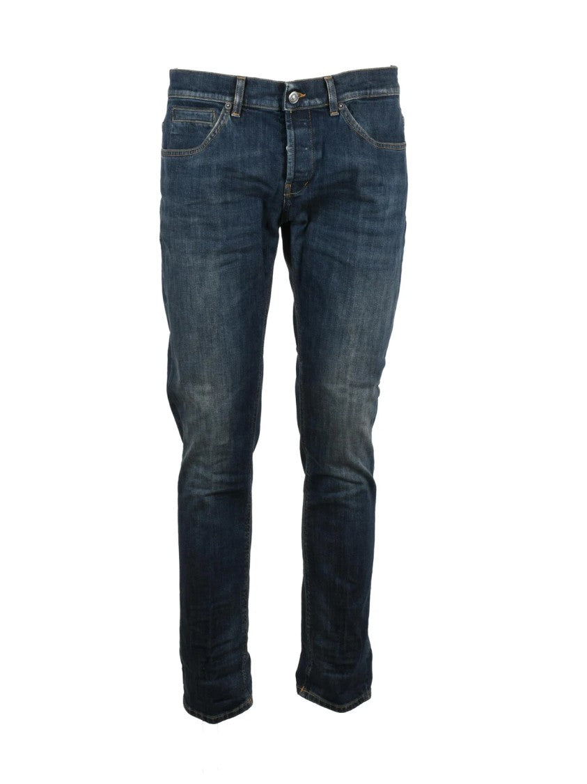 Dondup Blue George Skinny-Leg Stretch Jeans