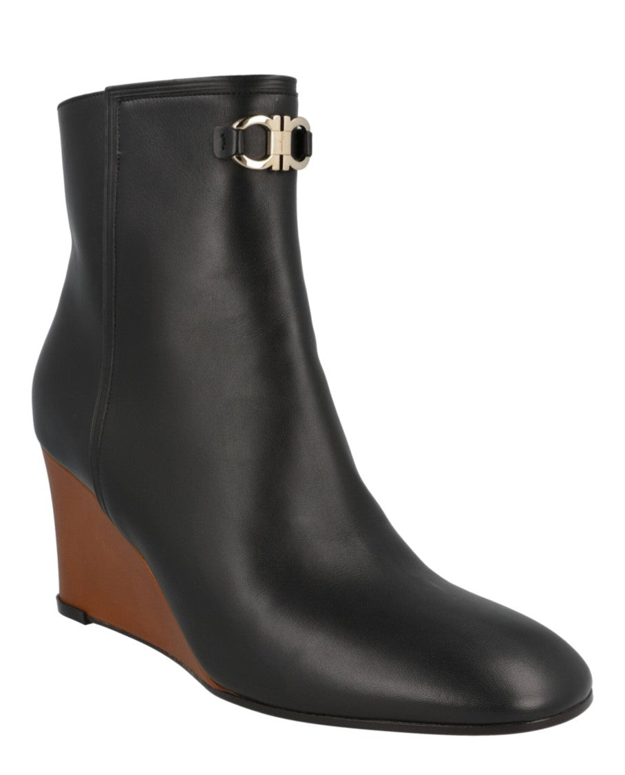 Ferragamo Catuja Leather Booties