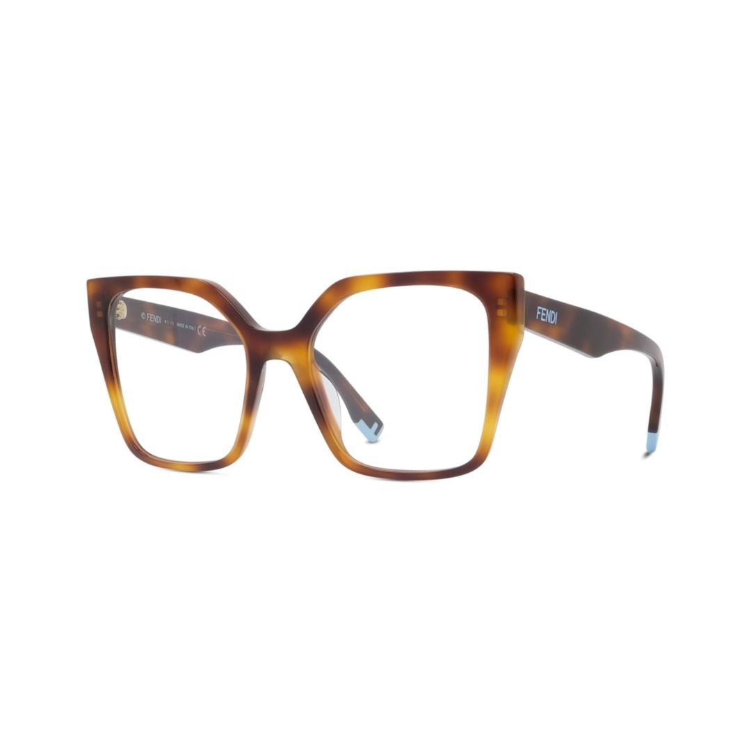 Fendi Oversized Square Frame Tortoiseshell Sunglasses